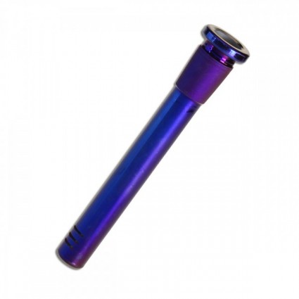 Slit Diffuser Chillum Rainbow Effect blue